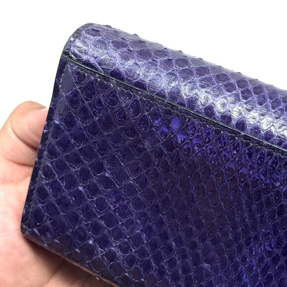 Tom Ford Purple Python Wallet - Picture 6 of 11